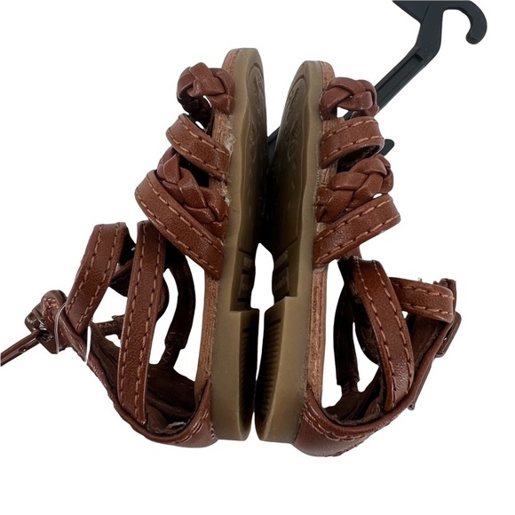 NWT Garanimals Brown Gladiator Sandals Size 2 Toddler - Picture 4 of 7